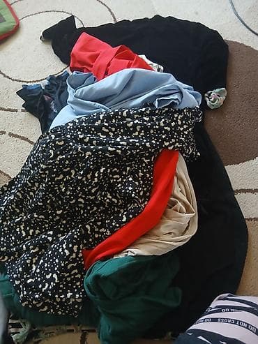 советский вещи: Лот женской одежды — микс вещей разных цветов и фасонов. Все палатье — 1