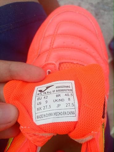 кийим: Футзальные кроссовки Joma - Размер: EU 42 (US 9, UK 8, BR 40.5, MX/JP — 4