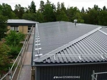 крыша материал: Профнастил цвет: антрацит кровля для крыши тыныке металлочерепица — 3