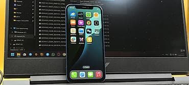 apple iphone 8: IPhone 12, Б/у, 64 ГБ, Синий, Чехол, 81 % — 3