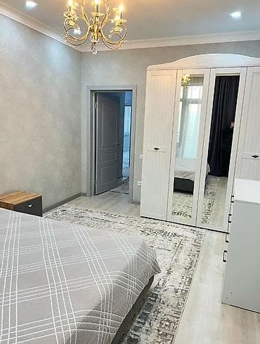 сдаю чекиш ата: 2 комнаты, 90 м², Элитка, Дизайнерский ремонт — 1