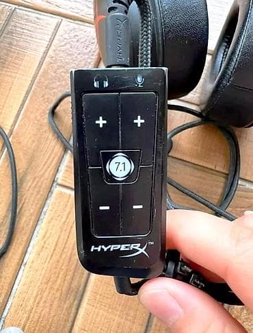 наушники хайпер икс: Полноразмерные, HyperX, Б/у, Проводные, Геймерские — 7