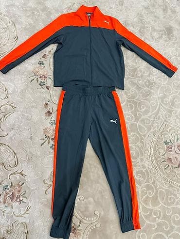 Мужской спортивный костюм, XL, Puma, Новый, цвет - Серый, Самовывоз at lalafo.kg Мужской спортивный костюм, XL, Puma, Новый, цвет - Серый, Самовывоз