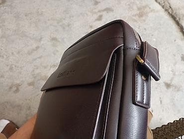 michael kors сумки бишкек: Сумка через плечо Leathario, тёмно‑коричневая. - Материал: гладкая — 2
