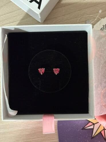 набор пандора: Серебряные серьги, Проба 925, Женские, Новый — 2