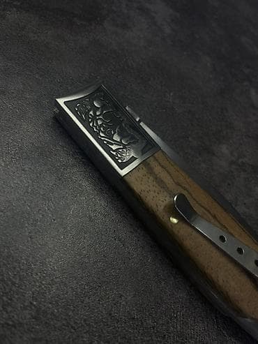 Кесүүчү шаймандар: Складной карманный нож с клипсой - Клинок прямой формы со спусками — 1