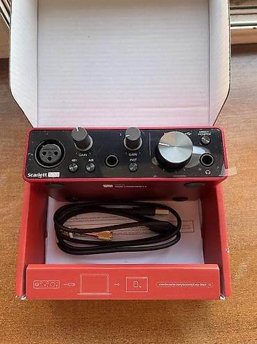Усилители звука: Focusrite scarlett solo 3rd gen — 3