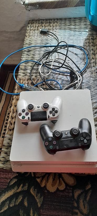 Nintendo Switch: Игровая консоль Sony PlayStation 4 Slim, цвет белый (Glacier White) — 2