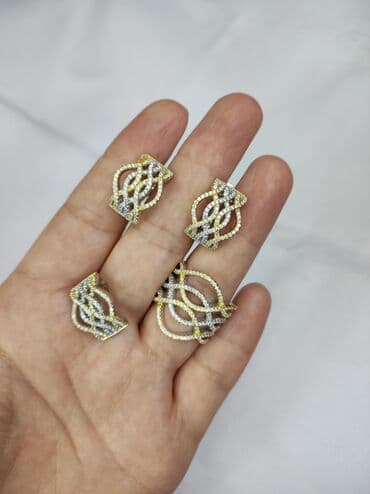 набор пандора: Серебряный комплект италия серебро + жёлтое золото цена со скидкой — 4