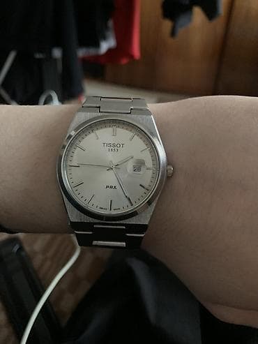 Аксессуарлар: Классикалык сааттар саат, Tissot, Швейцария, Суу өткөрбөөчү, Эркектердики — 3