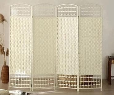 ширму высокую: Ширма, перегородка Материал: Ротанг, Колличество секций: 4, Плетёная, Для салона — 5