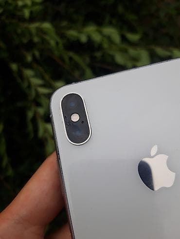 64: IPhone Xs Max, Б/у, 64 ГБ, Серебристый, Кабель, 100 % — 6