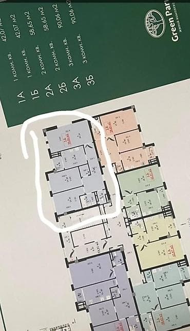 elif garden: 3 комнаты, 90 м², Элитка, 11 этаж, Готовая ПСО (под самоотделку) — 3