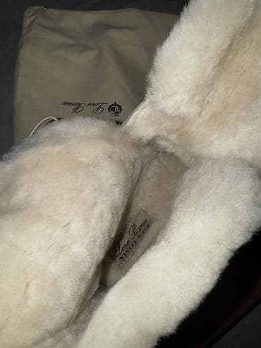 кожа кроссовки: Зимние эксклюзивные женские сапоги Loro Piana Winter Walk Абсолютно — 2