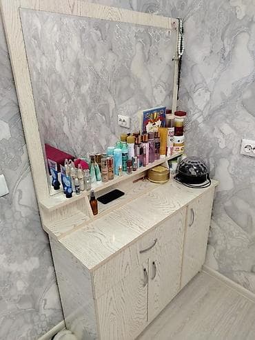 керебеттер: Уктоочу бөлмө гарнитуру, Жаңы, Эки кишилик керебет, Жыгач, Акылуу жеткирүү, түсү - Ак — 1