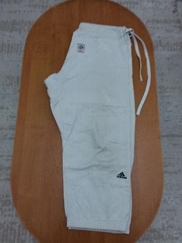 кимано для дзюдо: Мужской спортивный костюм, M, Adidas, Б/у, цвет - Белый, Самовывоз, Платная доставка — 8