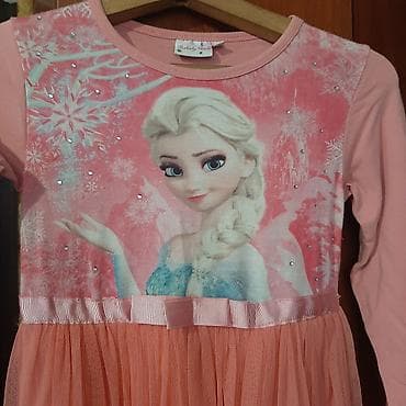 Джинсы и брюки: Детское платье, цвет - Розовый — 2