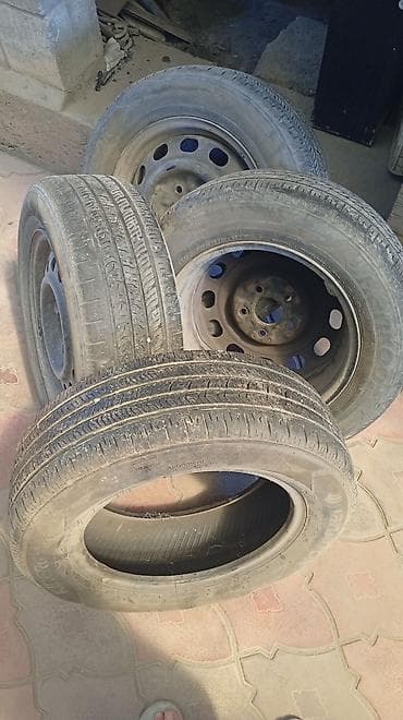 Шины 195 / 65 / R 15, Лето, Б/у, Комплект, Легковые, Корея, Hankook