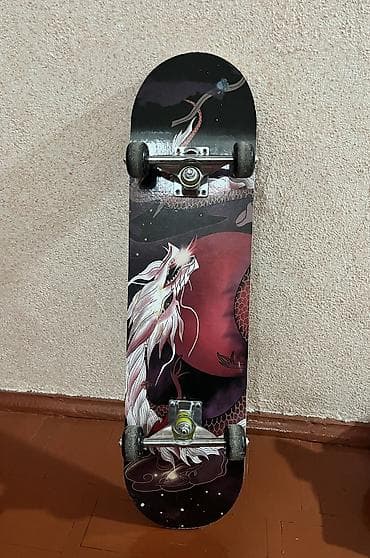 скейт доска: Детский скейт, Классический, Б/у — 2