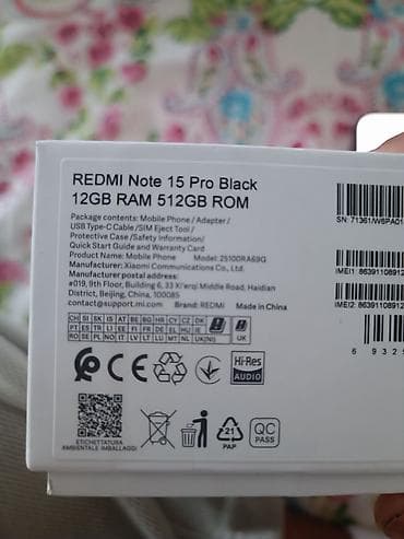 видео дрон: Смартфон Redmi Note 15 Pro (Black) Ключевые характеристики: - Память — 3
