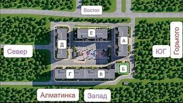 ош 07: 3 бөлмө, 83 м², 108-серия, 9 кабат, ПСО (өзү оңдоп түзөтүп бүтүү үчүн) — 6