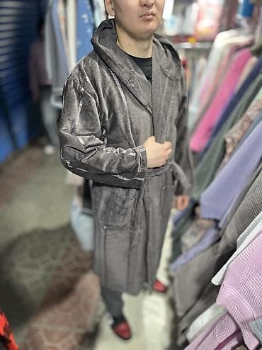 халат: Мужской банный халат ✨ 💯 хлопок | M L XL 2XL 3XL 4XL 0-2500 сом — 10
