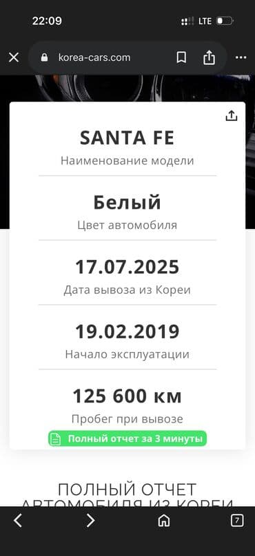 сажевый: Hyundai Santa Fe: 2019 г., 2.2 л, Автомат, Дизель, Кроссовер — 10