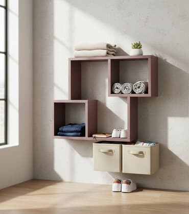 этажерка полка: Полка для вещей и одежды, ЛДСП — 1