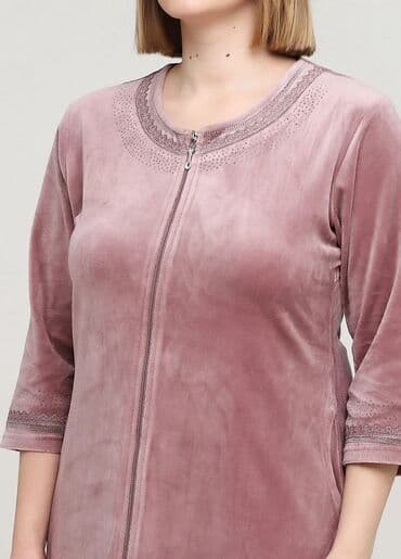 домашние халаты больших размеров: Женские халаты велюровые халаты Банные халаты Махровые халаты — 5