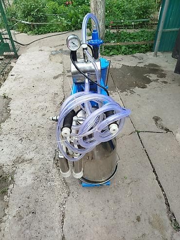 Айыл-чарба жаныбарлары: Доильный аппарат на тележке для коров/коз Описание: - Мобильная — 3