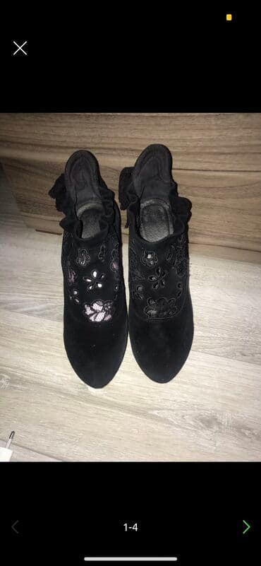 Ботинки и ботильоны: Ботинки, 39, ADI, Б/у, цвет - Черный, Самовывоз — 4