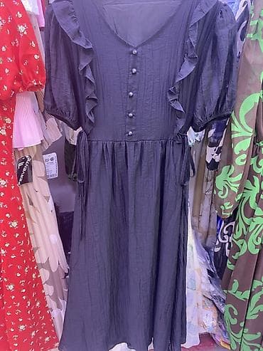 Черное женственное платье,продам за 950 at lalafo.kg Черное женственное платье,продам за 950