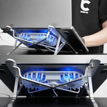 подставка с кулерами для ноутбука: Подставка для ноутбука WIWU S400 Pro Арт. 3465 оснащена новейшей — 4