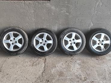 Шины и диски: Колеса в сборе 165 / 70 / R 14, Зима, Б/у, Комплект, Легковые, Литые, отверстий - 4 — 1