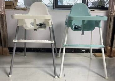 столы и стулья офис: Стульчик для кормления, Новый, Другой бренд, Металл, Другой вид, цвет - Белый, Платная доставка — 4