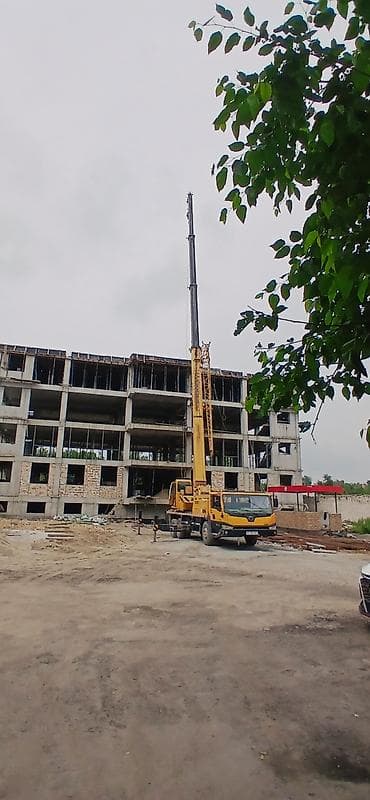 Услуги автокрана на строительных объектах в городе Ош. - Колесный