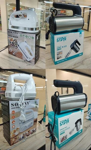 Кычкылтек концентратору: МИКСЕРЫ ОТ БРЕНДОВ 
«Sokany» «Winning Star» «Техномир» 
качество 💯 
0с — 1