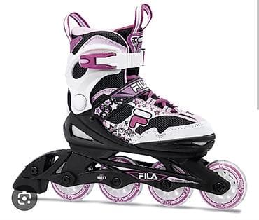 роликовый: Роликовые коньки Fila J-One (детские/подростковые) размер 32-36 - — 2