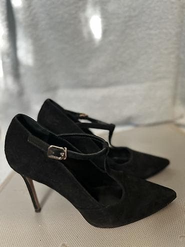 basconi: Туфли, 39, Basconi, Б/у, цвет - Черный, Платная доставка, Самовывоз — 1