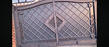 Кованые металлические ворота и калитки, сварочные работы, откатные