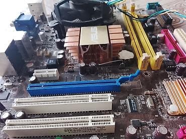 материнская плата 1156: Материнская плата для ПК, Б/у, Asus, LGA775, Micro-ATX — 4