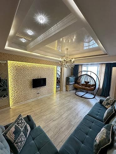 продается квартира сейтек: 2 комнаты, 74 м², Элитка, 3 этаж, Евроремонт — 4