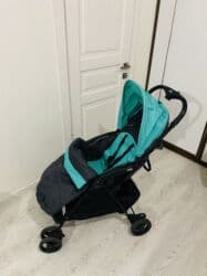 детская коляска с дождевиком: Балдар арабасы, түсү - Кара — 9