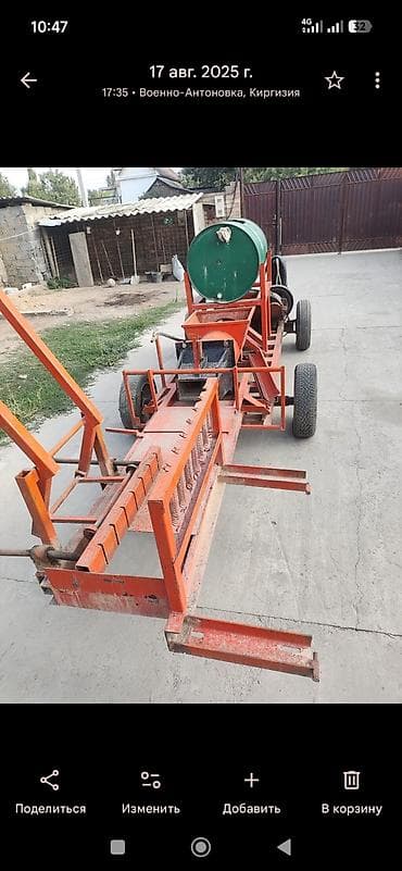 Окна и комплектующие: Продам станок по выпуску саманного кирпича, новый почти не работал — 1