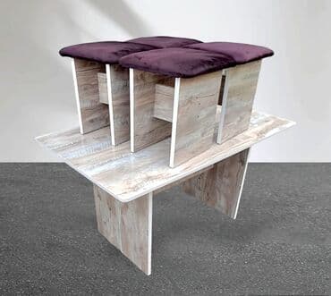 кухонный стол и стулья купить недорого: Кухонный стол и стул, Новый, Платная доставка, цвет - Черный — 6