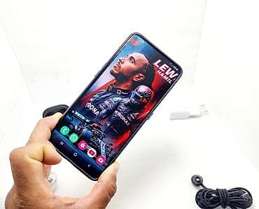 Samsung Galaxy A80, Б/у, 128 ГБ, цвет - Белый, 1 SIM, 2 SIM