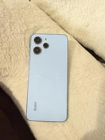 bluetooth speaker: Redmi, Redmi 12, Б/у, 128 ГБ, цвет - Голубой, 2 SIM — 2