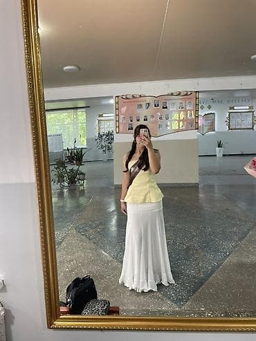 сумка лонгчамп: Костюм с юбкой, Макси, Топ, S — 3