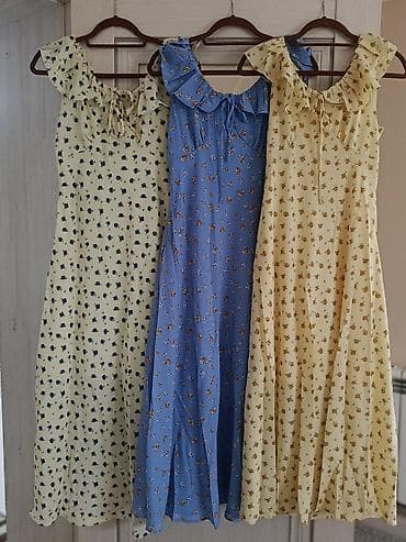 samsung m62: Летние женские платья в цветочный принт - Длина: миди/макси — 3