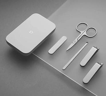пилка для ногтей: Маникюрный набор для ногтей Xiaomi 5 в 1 (MJZJD002QW) В — 2